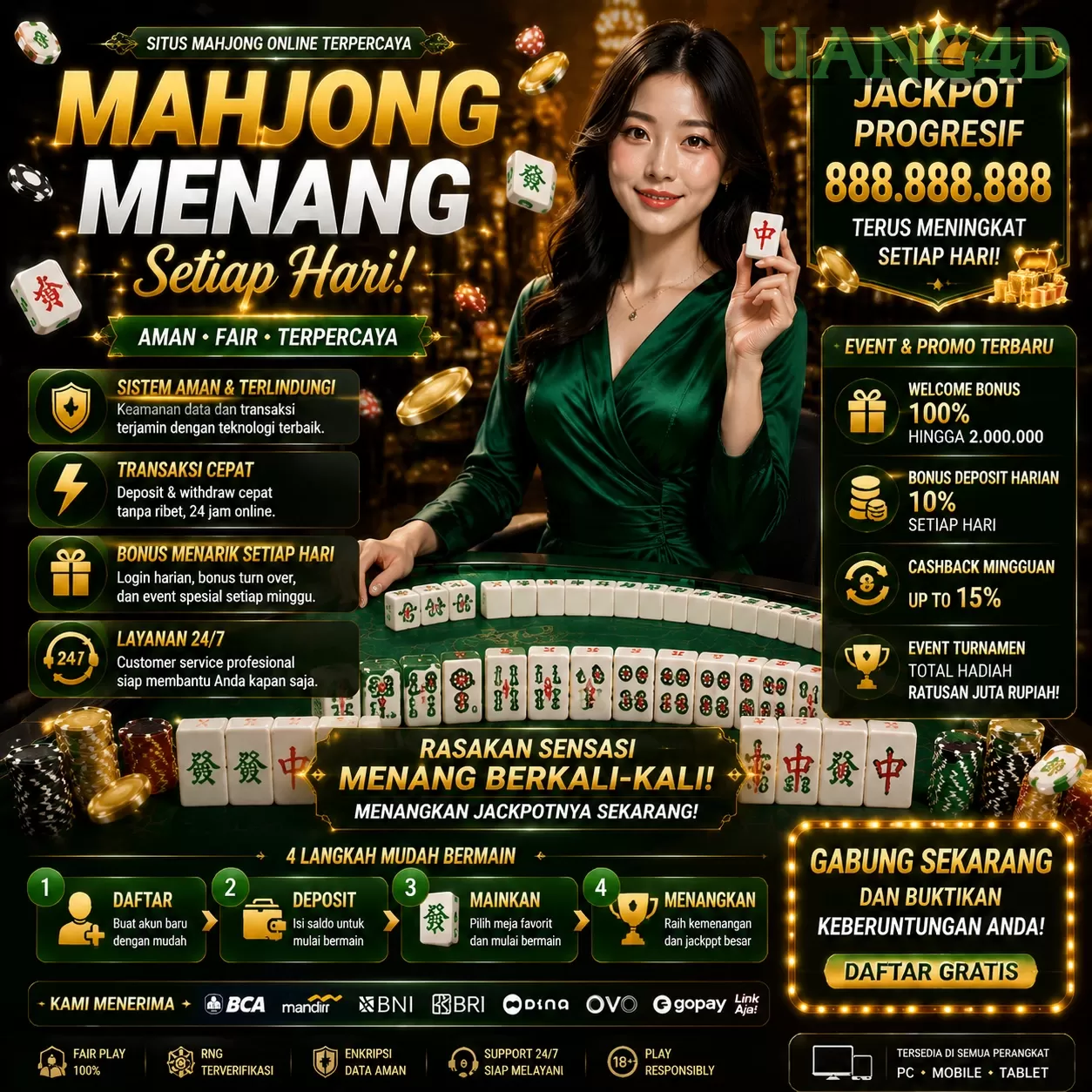 Berbagai Jenis Permainan yang Tersedia di uang4d